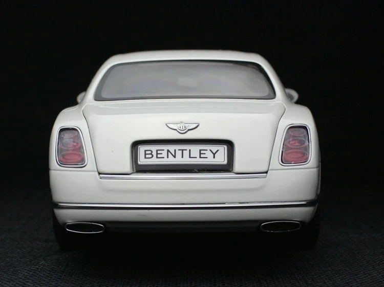 [Kyosho] 1:18 Bentley 2010 Mulsanne White Model Car Die-Cast
