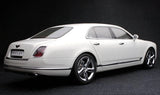[Kyosho] 1:18 Bentley 2010 Mulsanne White Model Car Die-Cast