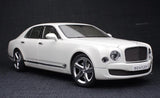 [Kyosho] 1:18 Bentley 2010 Mulsanne White Model Car Die-Cast