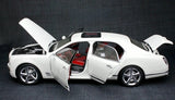 [Kyosho] 1:18 Bentley 2010 Mulsanne White Model Car Die-Cast
