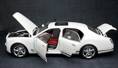 [Kyosho] 1:18 Bentley 2010 Mulsanne White Model Car Die-Cast