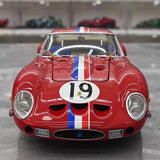 [Kyosho] 1:18 Ferrari 1962 250 GTO Red Racing Livery #19 Model Car Die-Cast