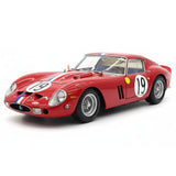 [Kyosho] 1:18 Ferrari 1962 250 GTO Red Racing Livery #19 Model Car Die-Cast