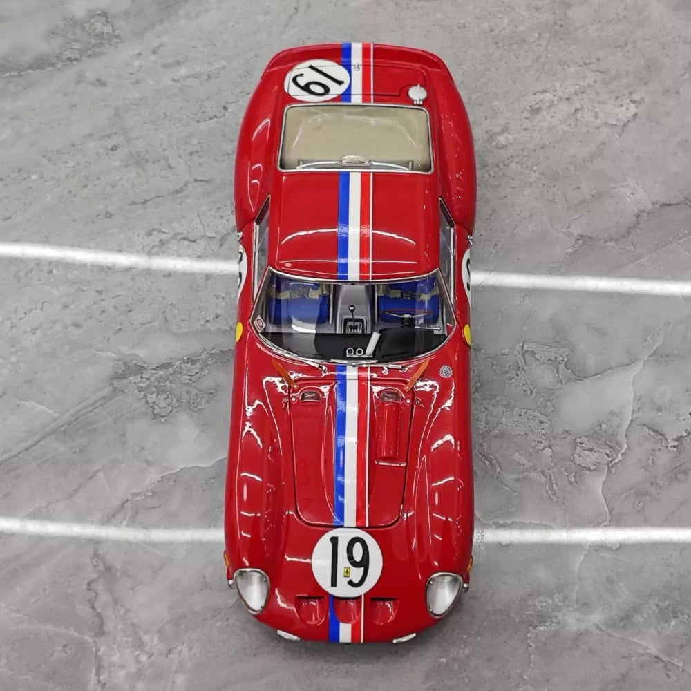 [Kyosho] 1:18 Ferrari 1962 250 GTO rosso da corsa Livery #19 modellino di auto Die-Cast