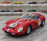 [Kyosho] 1:18 Ferrari 1962 250 GTO Red Racing Livery #19 Model Car Die-Cast