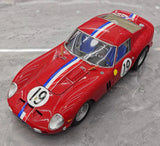 [Kyosho] 1:18 Ferrari 1962 250 GTO Red Racing Livery #19 Model Car Die-Cast