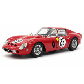 [Kyosho] 1:18 Ferrari 1962 250 GTO Red Racing Livery #22 Model Car Die-Cast