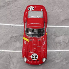 [Kyosho] 1:18 Ferrari 1962 250 GTO Red Racing Livery #22 Model Car Die-Cast