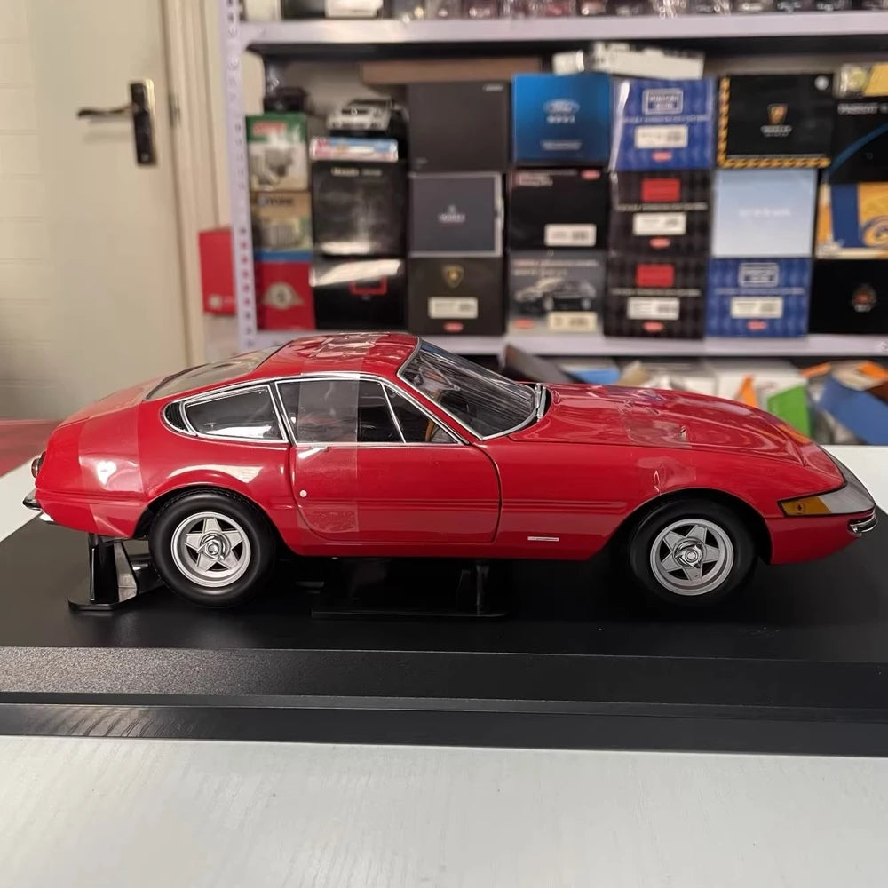 [Kyosho] 1:18 Ferrari 1969 365 GTB/4 Daytona Red Model Car Die-Cast