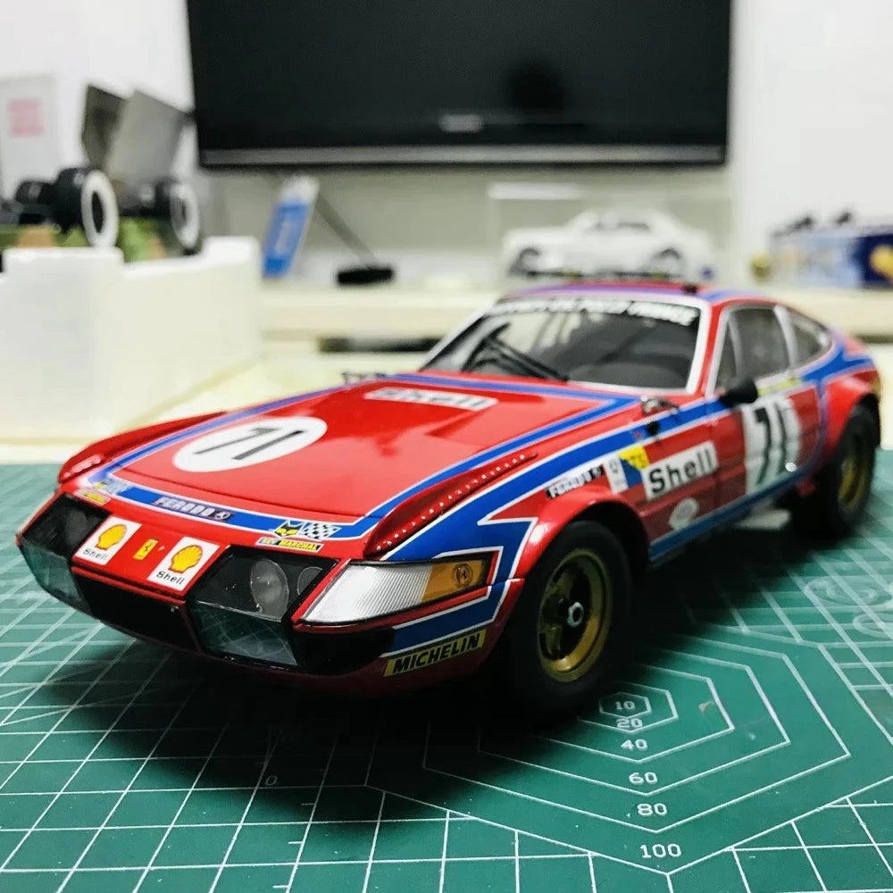 [Kyosho] 1:18 Ferrari 1974 365 GTB Le Mans #71 modelauto Die-Cast