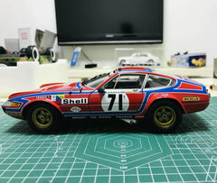 [Kyosho] 1:18 Ferrari 1974 365 GTB Le Mans #71 Model Car Die-Cast