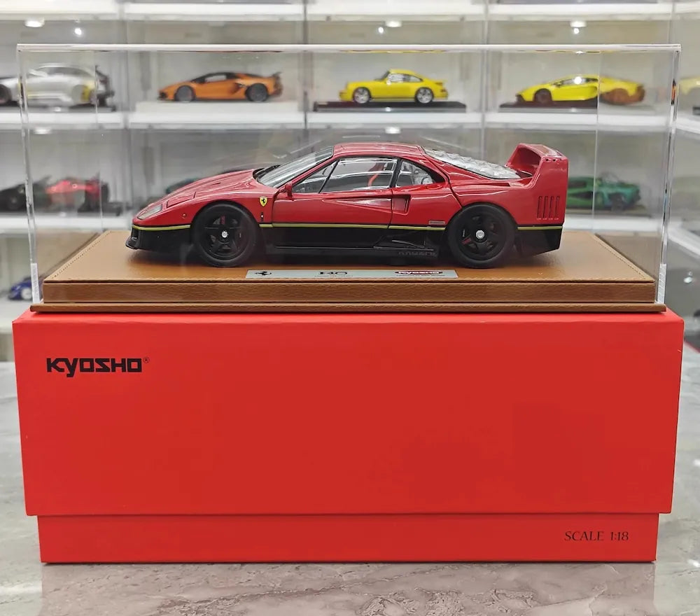 [Kyosho] 1:18 Ferrari 1987 F40 Red Black Model Car Die-Cast