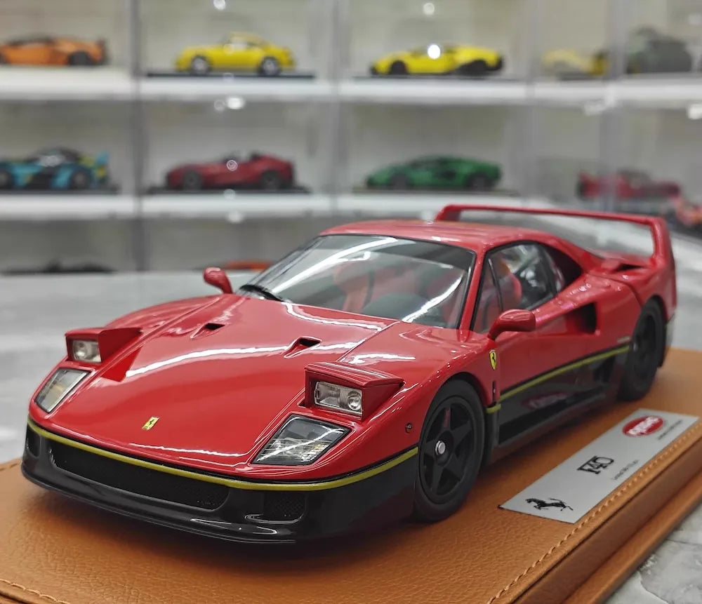 [Kyosho] 1:18 Ferrari 1987 F40 Red Black Model Car Die-Cast