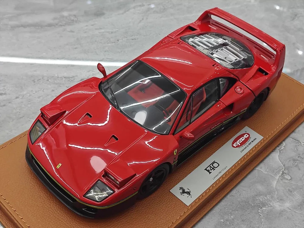 [Kyosho] 1:18 Ferrari 1987 F40 Red Black Model Car Die-Cast