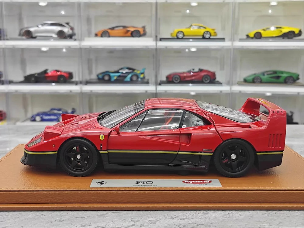 [Kyosho] 1:18 Ferrari 1987 F40 Red Black Model Car Die-Cast