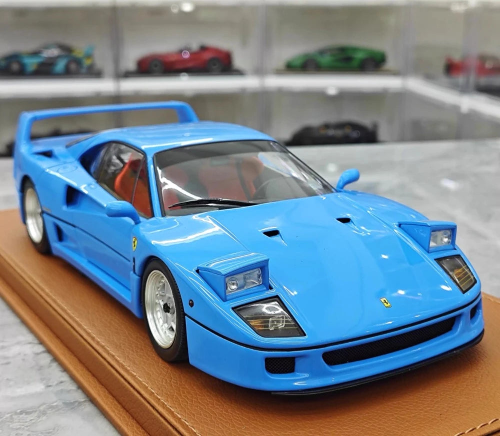 [Kyosho] 1:18 Ferrari 1987 F40 Blue Model Car Die-Cast