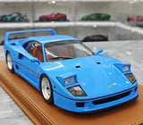 [Kyosho] 1:18 Ferrari 1987 F40 Blue Model Car Die-Cast