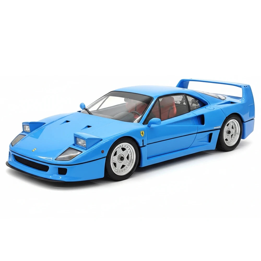 [Kyosho] 1:18 Ferrari 1987 F40 blu modellino di auto Die-Cast