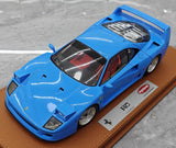 [Kyosho] 1:18 Ferrari 1987 F40 Blue Model Car Die-Cast