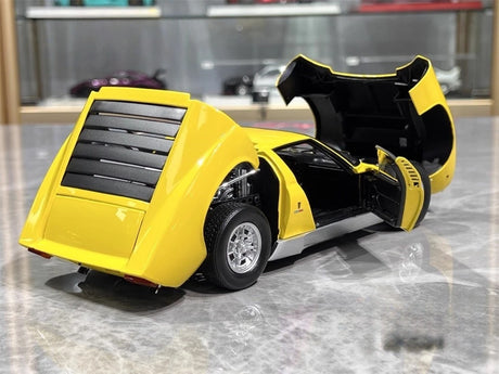 [Kyosho] 1:18 Lamborghini 1966 Miura P400 jaune voiture miniature Die-Cast