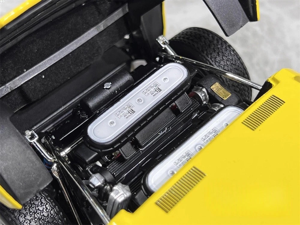 [Kyosho] 1:18 Lamborghini 1966 Miura P400 Yellow Model Car Die-Cast