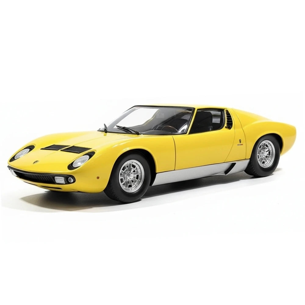 [Kyosho] 1:18 Lamborghini 1966 Miura P400 Yellow Model Car Die-Cast