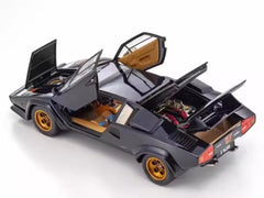 [Kyosho] 1:18 Lamborghini 1982 Countach LP500S ブラック モデルカー Die-Cast