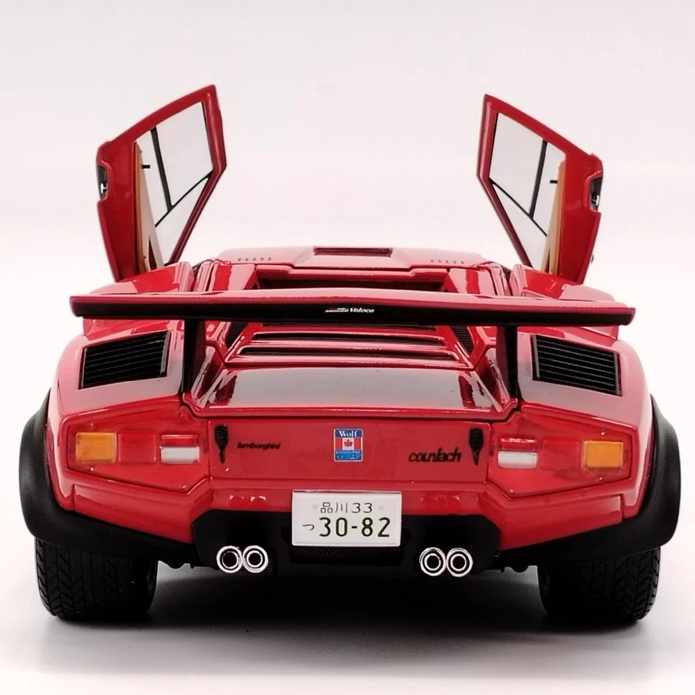 [Kyosho] 1:18 Lamborghini 1982 Countach LP500S Red Model Car Die-Cast