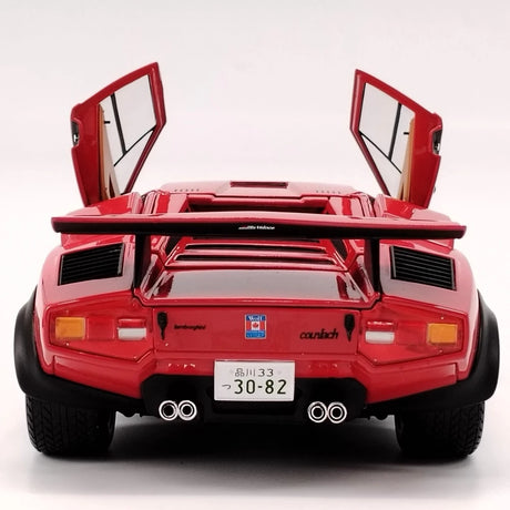 [Kyosho] 1:18 Lamborghini 1982 Countach LP500S rouge voiture miniature Die-Cast