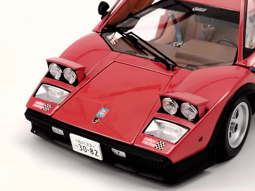 [Kyosho] 1:18 Lamborghini 1982 Countach LP500S Red Model Car Die-Cast