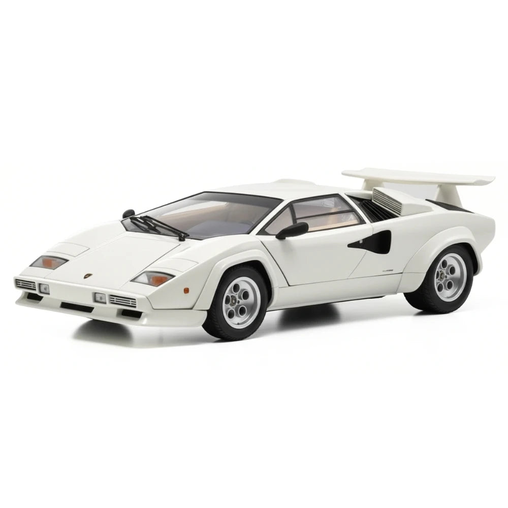 [Kyosho] 1:18 Lamborghini 1982 Countach LP500S White Model Car Die-Cast