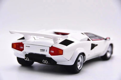 [Kyosho] 1:18 Lamborghini 1982 Countach LP500S blanc voiture miniature Die-Cast
