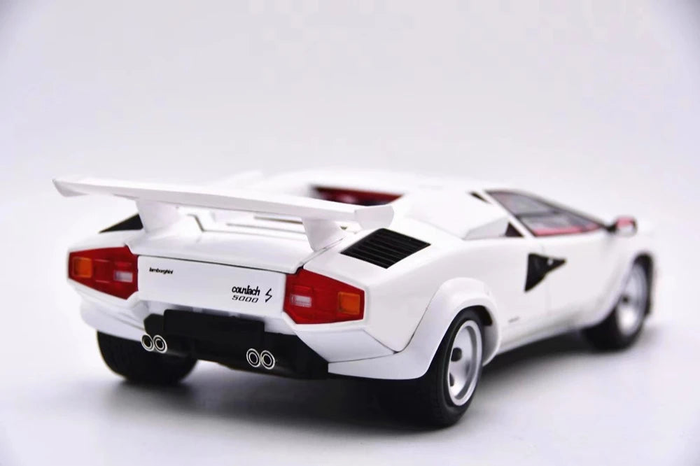 [Kyosho] 1:18 Lamborghini 1982 Countach LP500S White Model Car Die-Cast