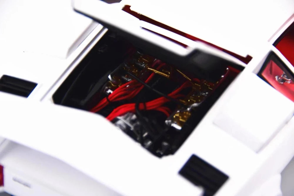 [Kyosho] 1:18 Lamborghini 1982 Countach LP500S White Model Car Die-Cast