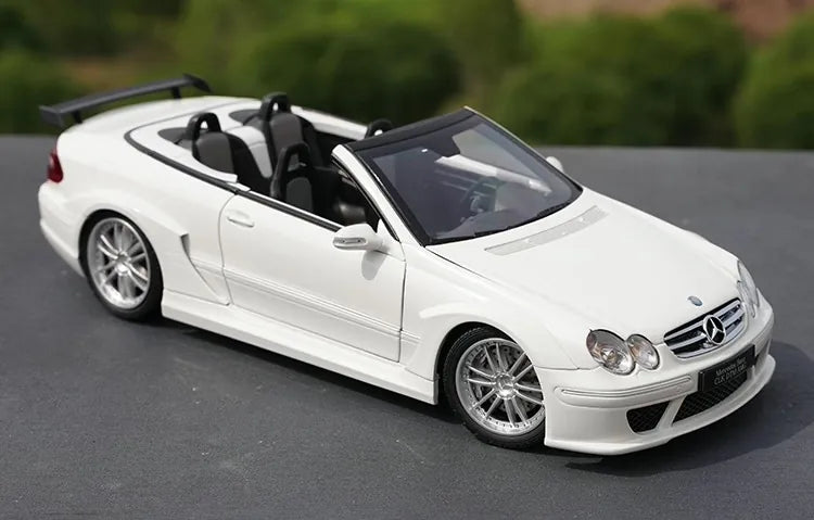 [Kyosho] 1:18 Mercedes-Benz 2006 CLK DTM AMG Cabriolet White Model Car Die-Cast