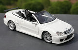 [Kyosho] 1:18 Mercedes-Benz 2006 CLK DTM AMG Cabriolet White Model Car Die-Cast