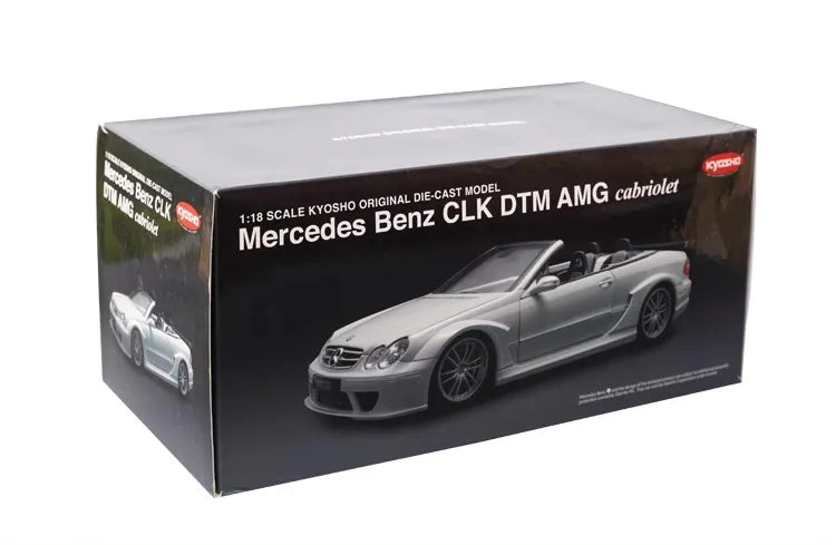 [Kyosho] 1:18 Mercedes-Benz 2006 CLK DTM AMG Cabriolet White Model Car Die-Cast