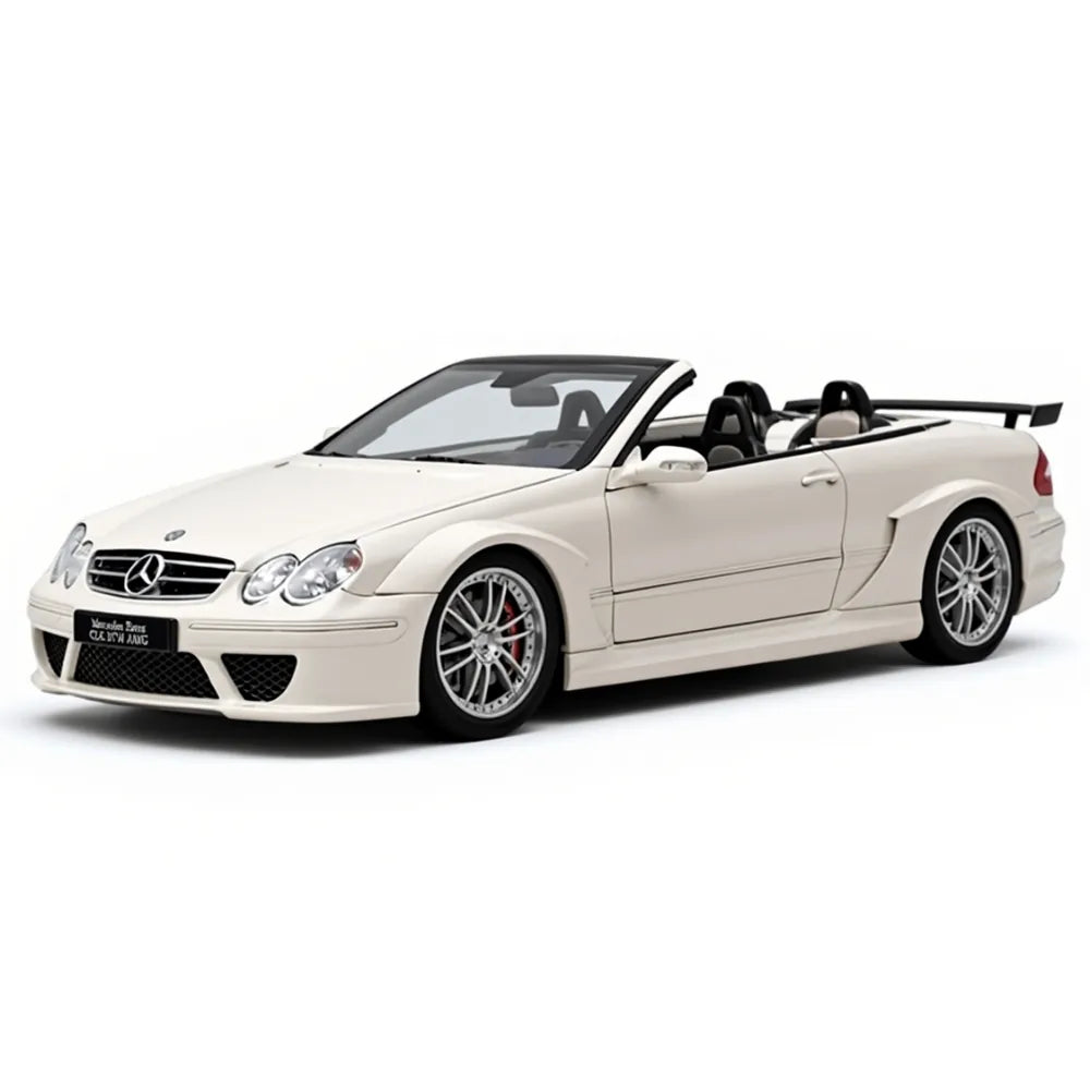 [Kyosho] 1:18 Mercedes-Benz 2006 CLK DTM AMG Cabriolet valkoinen pienoismalli Die-Cast