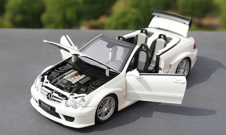 [Kyosho] 1:18 Mercedes-Benz 2006 CLK DTM AMG Cabriolet White Model Car Die-Cast