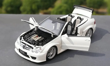 [Kyosho] 1:18 Mercedes-Benz 2006 CLK DTM AMG Cabriolet White Model Car Die-Cast
