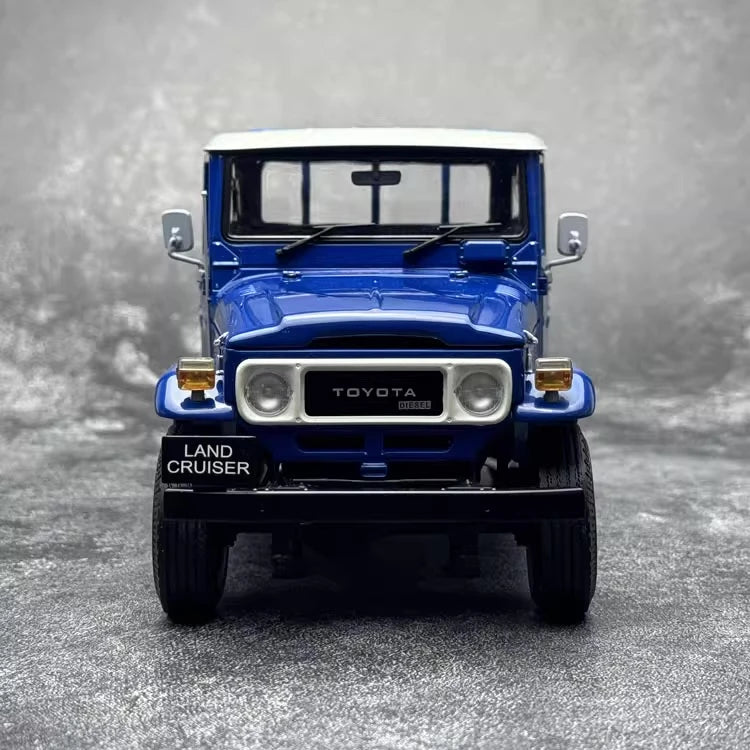 [Kyosho] 1:18 Toyota 1980 Land Cruiser LC40 Pickup Blue Model Car Die-Cast