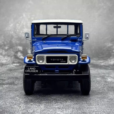 [Kyosho] 1:18 Toyota 1980 Land Cruiser LC40 Pickup blauw modelauto Die-Cast