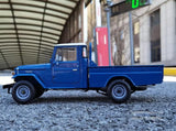 [Kyosho] 1:18 Toyota 1980 Land Cruiser LC40 Pickup ブルー モデルカー Die-Cast