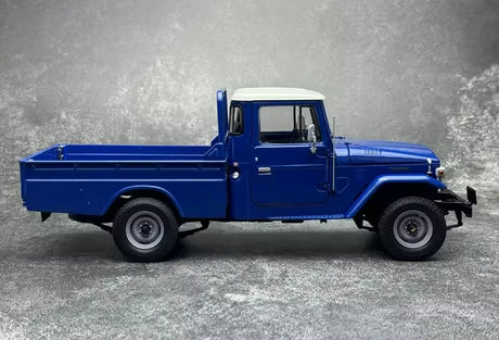 [Kyosho] 1:18 Toyota 1980 Land Cruiser LC40 Pickup blauw modelauto Die-Cast