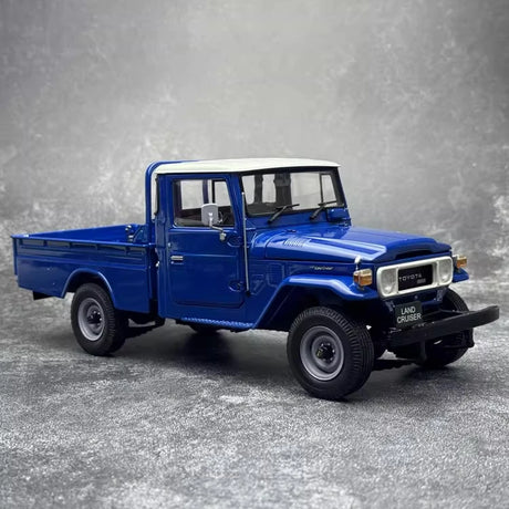 [Kyosho] 1:18 Toyota 1980 Land Cruiser LC40 Pickup blauw modelauto Die-Cast