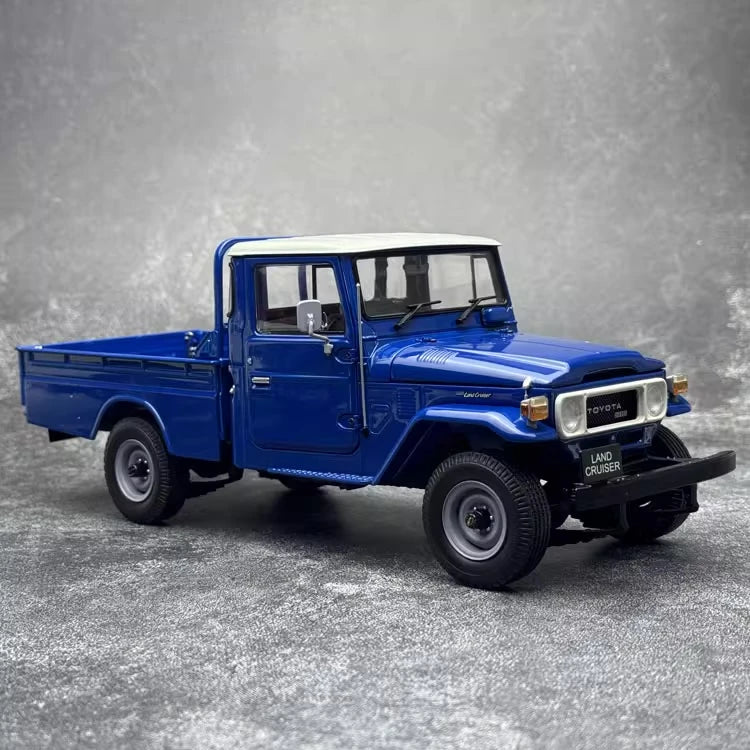 [Kyosho] 1:18 Toyota 1980 Land Cruiser LC40 Pickup Blue Model Car Die-Cast
