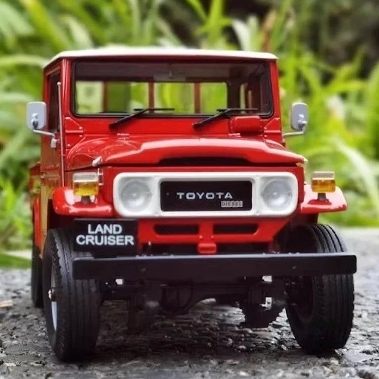 [Kyosho] 1:18 Toyota 1980 Land Cruiser LC40 Pickup Red Model Car Die-Cast