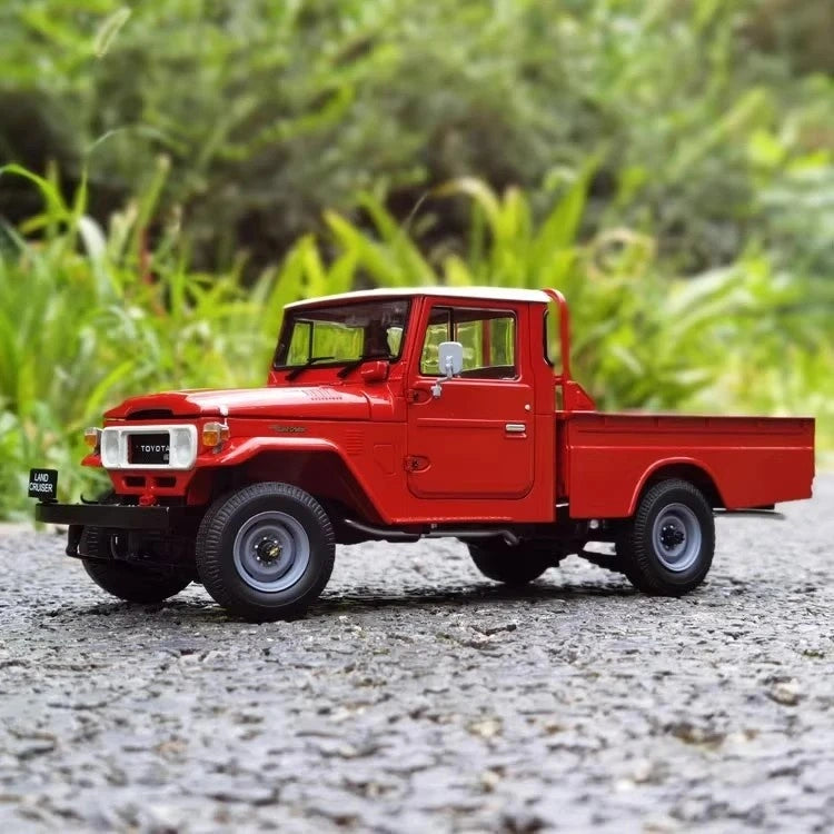 [Kyosho] 1:18 Toyota 1980 Land Cruiser LC40 Pickup Red Model Car Die-Cast