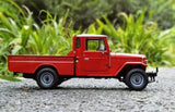 [Kyosho] 1:18 Toyota 1980 Land Cruiser LC40 pick-up rosso modellino di auto Die-Cast