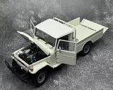 [Kyosho] 1:18 Toyota 1980 Land Cruiser LC40 Pickup White Model Car Die-Cast